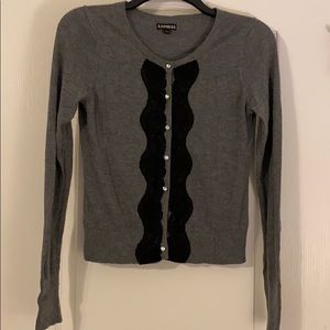 Holiday Cardigan with trimmings!